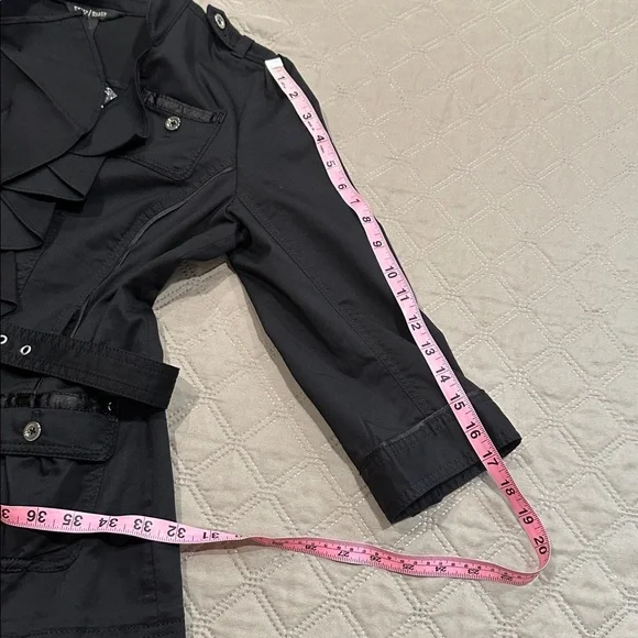 WHBM Ruffle Front Jacket. - Picture 15 of 15